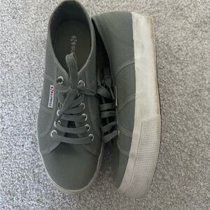 Gray Superga 2740 women’s sneakers size 8 / EU 39